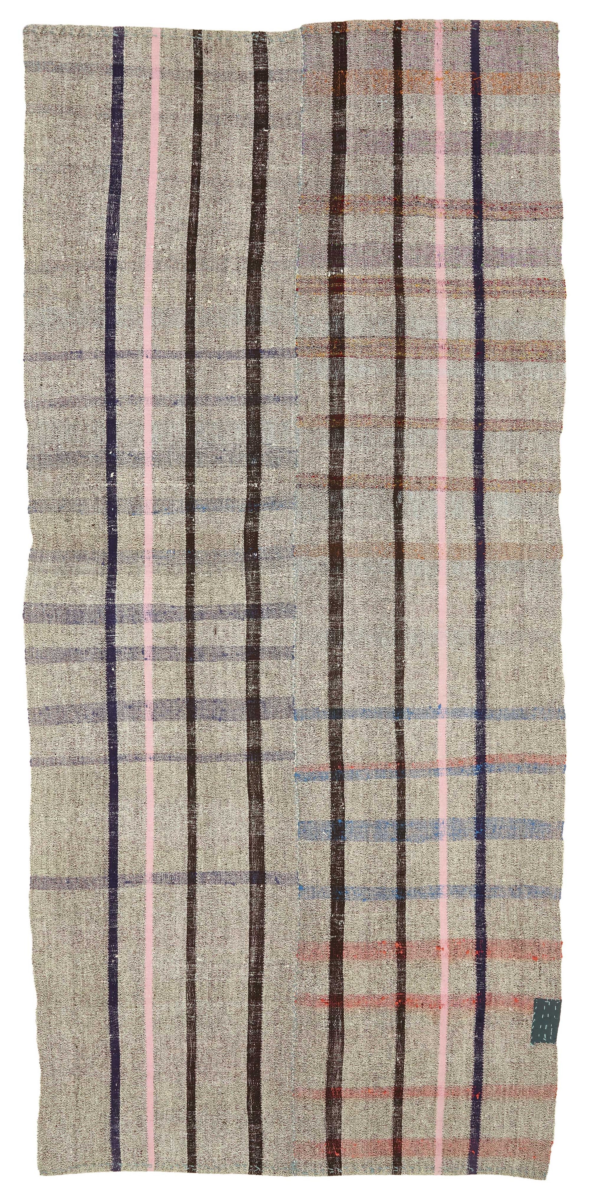 5x12 Authentic Turkish Goat Hair Kilim - 47250