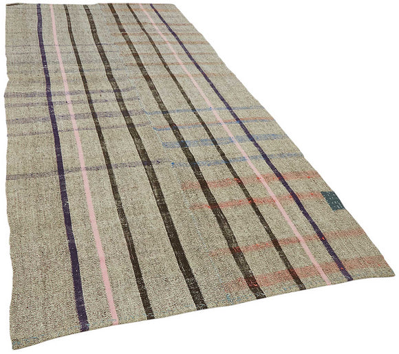 5x12 Authentic Turkish Goat Hair Kilim - 47250