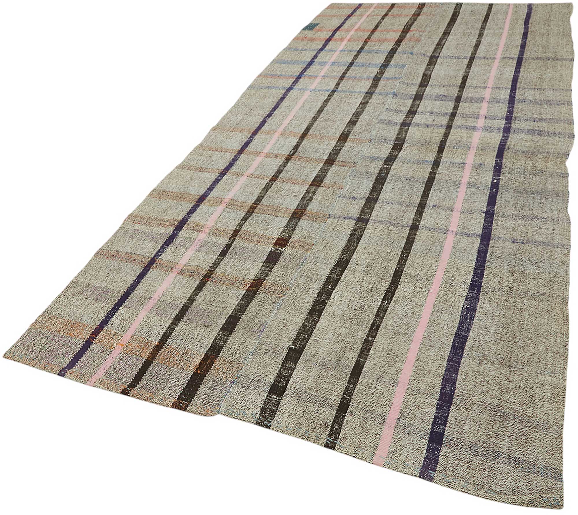 5x12 Authentic Turkish Goat Hair Kilim - 47250