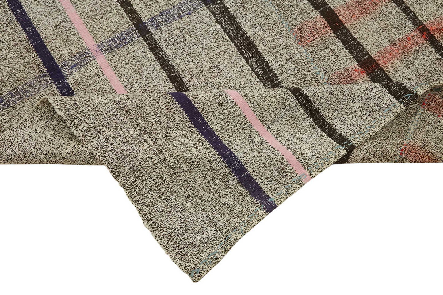 5x12 Authentic Turkish Goat Hair Kilim - 47250