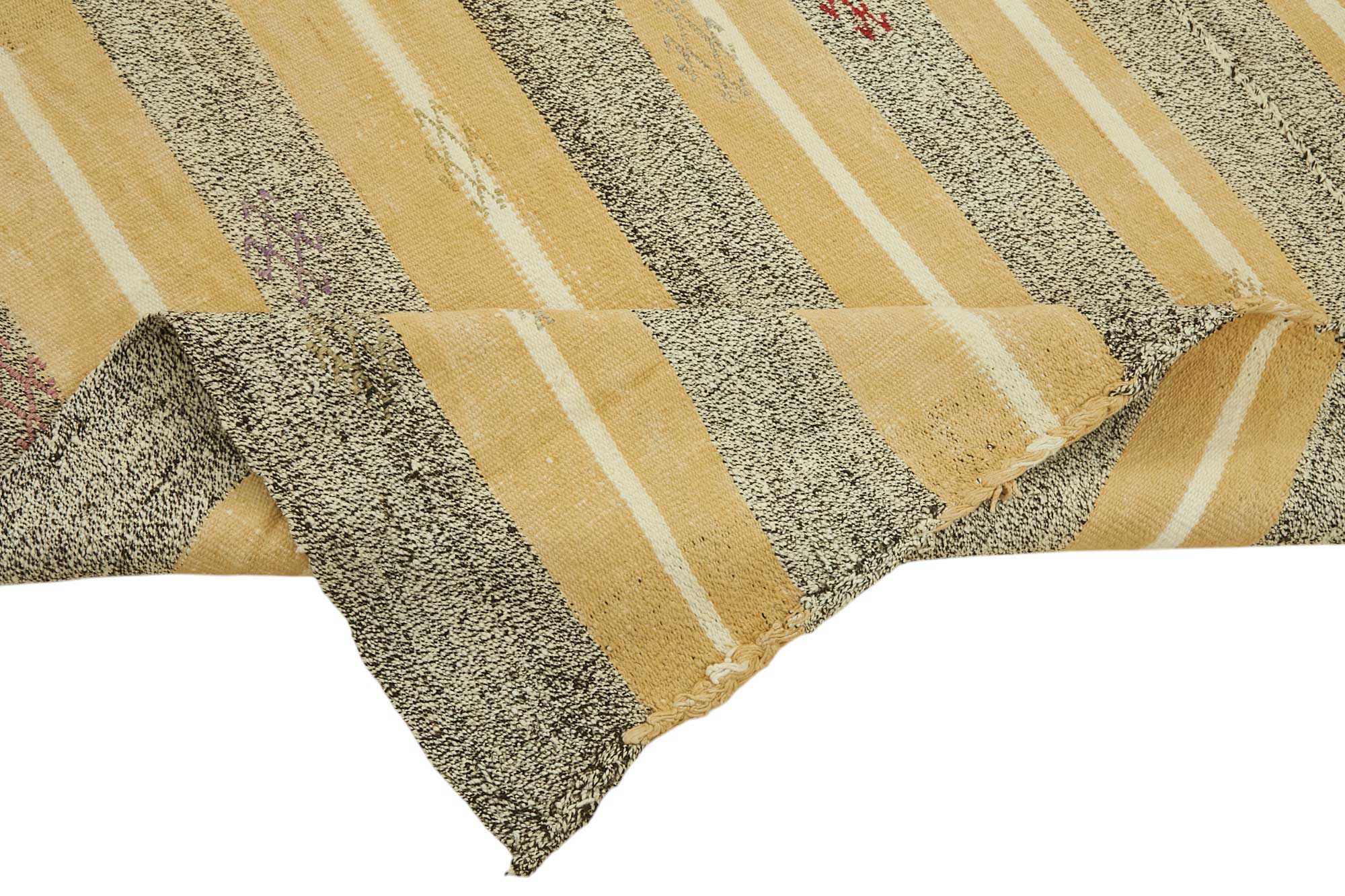 7x7 Authentic Turkish Goat Hair Kilim - 47251