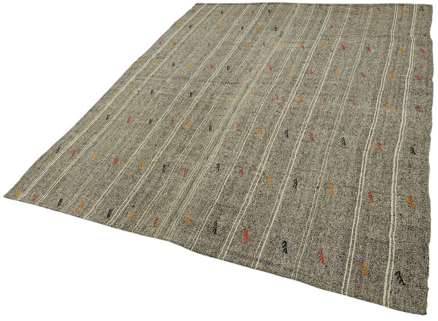 6x8 Authentic Turkish Goat Hair Kilim - 47252