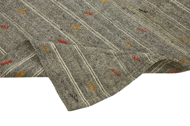 6x8 Authentic Turkish Goat Hair Kilim - 47252