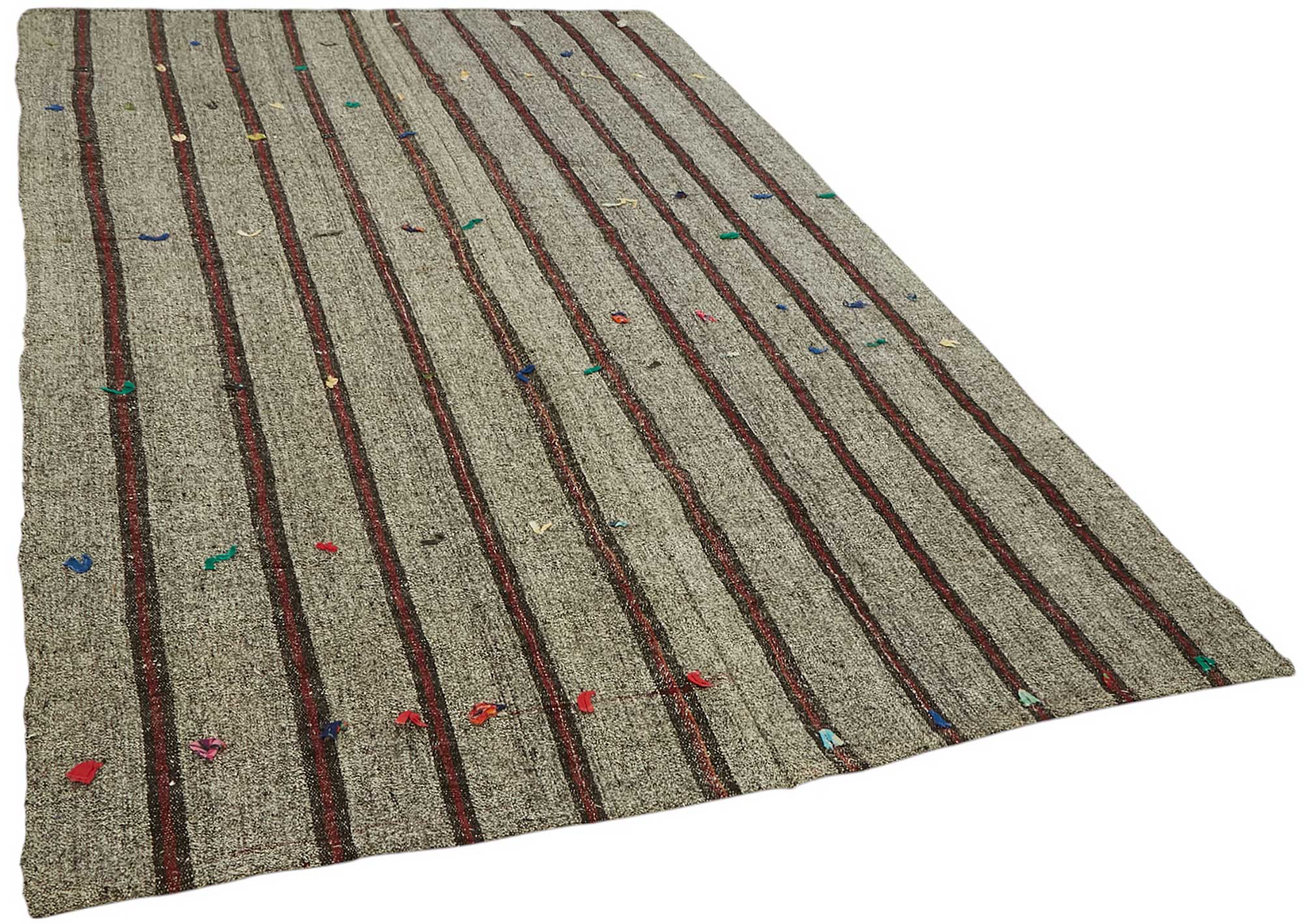 6x10 Authentic Turkish Goat Hair Kilim - 47253