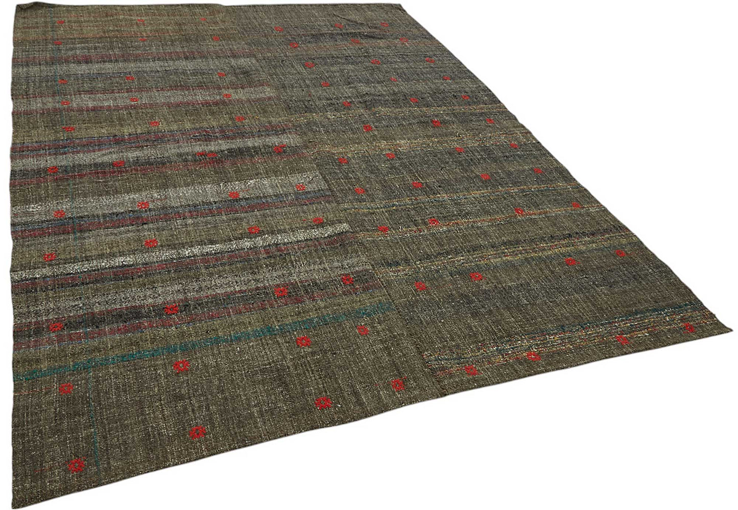 6x9 Authentic Turkish Goat Hair Kilim - 47254