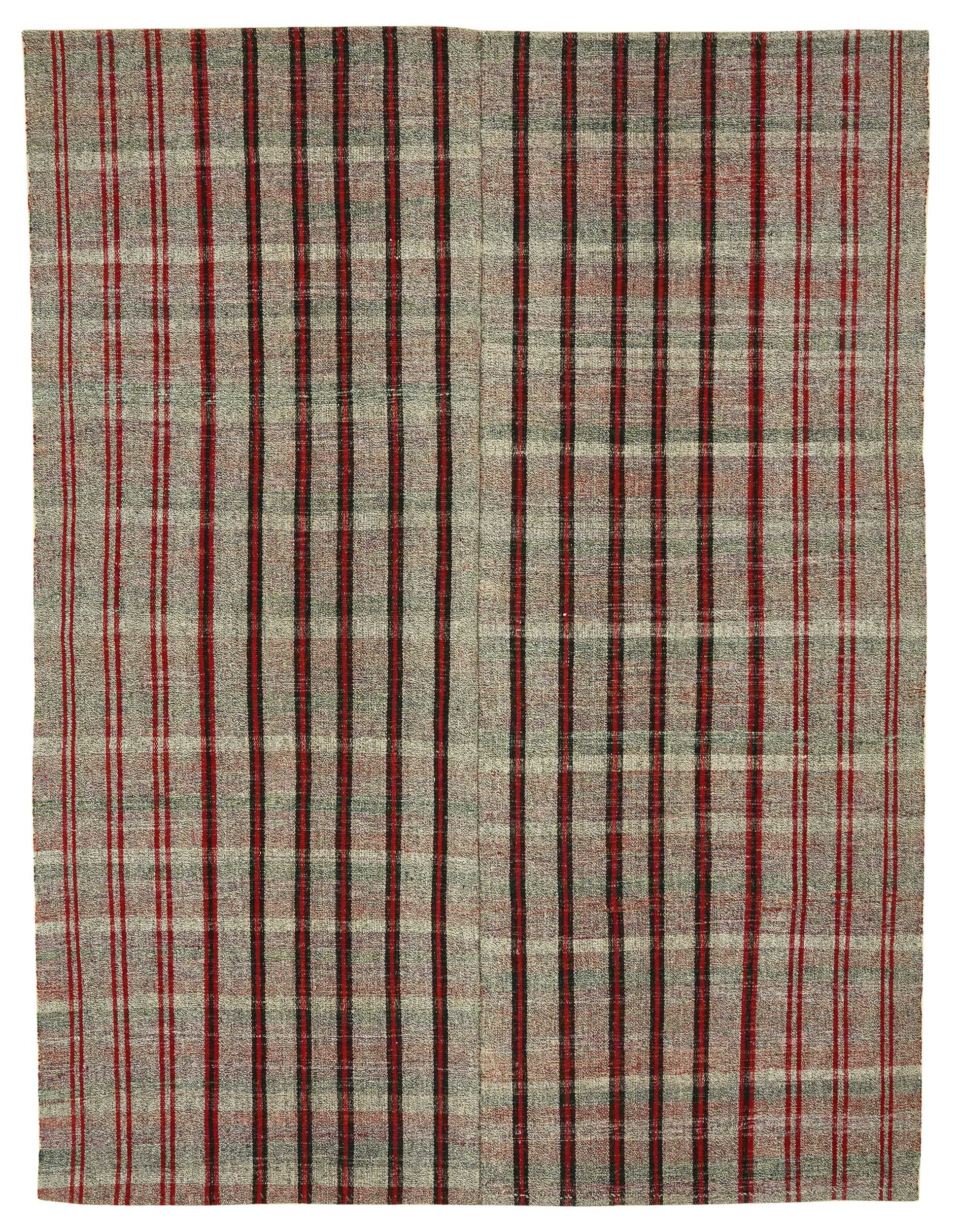 7x9 Authentic Turkish Goat Hair Kilim - 47255