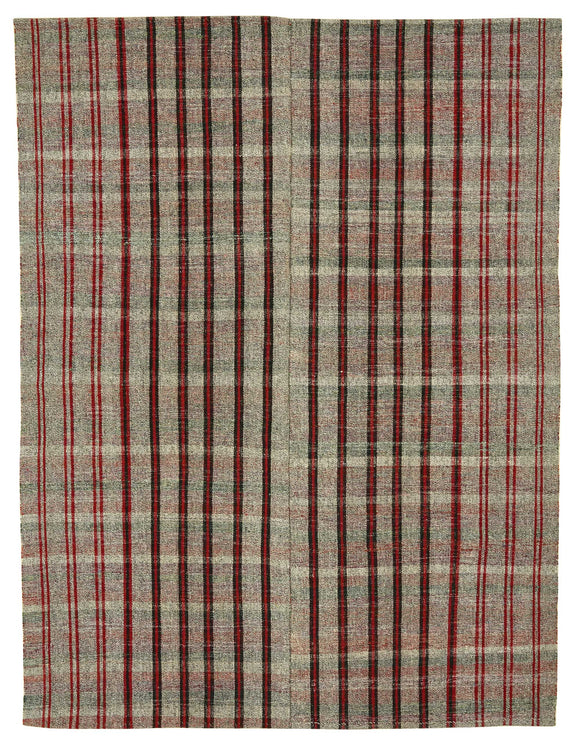 7x9 Authentic Turkish Goat Hair Kilim - 47255