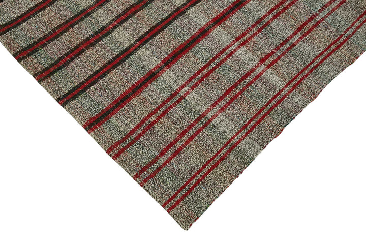7x9 Authentic Turkish Goat Hair Kilim - 47255