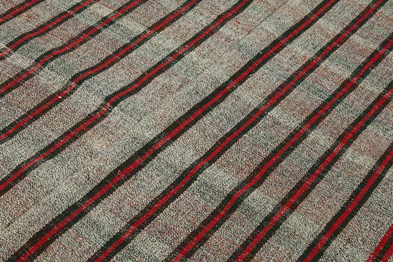 7x9 Authentic Turkish Goat Hair Kilim - 47255