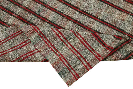 7x9 Authentic Turkish Goat Hair Kilim - 47255