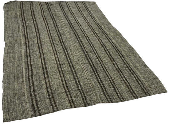 6x8 Authentic Turkish Goat Hair Kilim - 47256