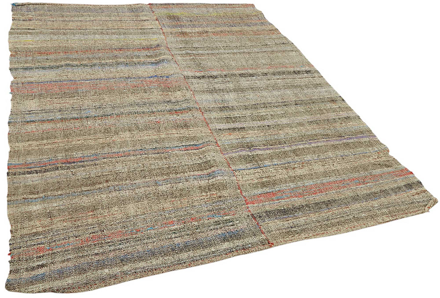 6x8 Vintage Chaput Kilim Rug - 47257