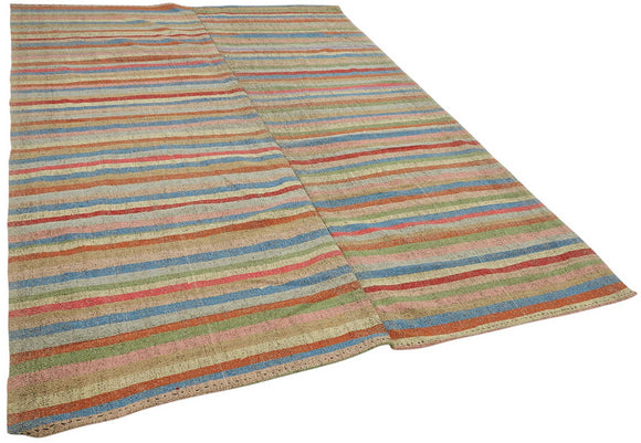 7x10 Vintage Chaput Kilim Rug - 47258