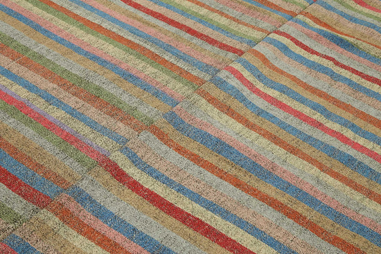 7x10 Vintage Chaput Kilim Rug - 47258