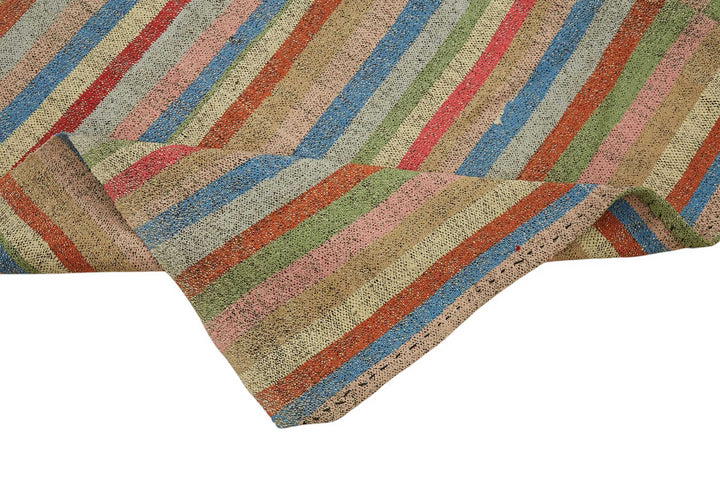 7x10 Vintage Chaput Kilim Rug - 47258