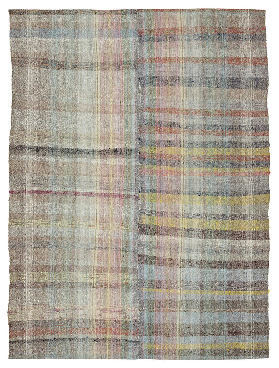 6x8 Vintage Chaput Kilim Rug - 47262
