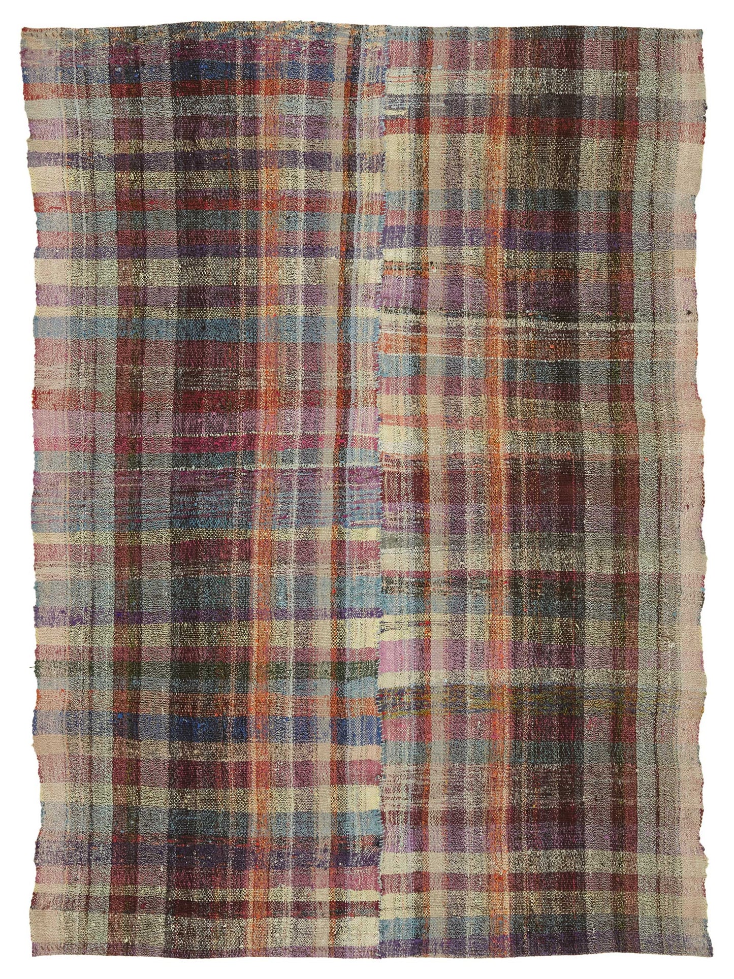 6x8 Vintage Chaput Kilim Rug - 47264