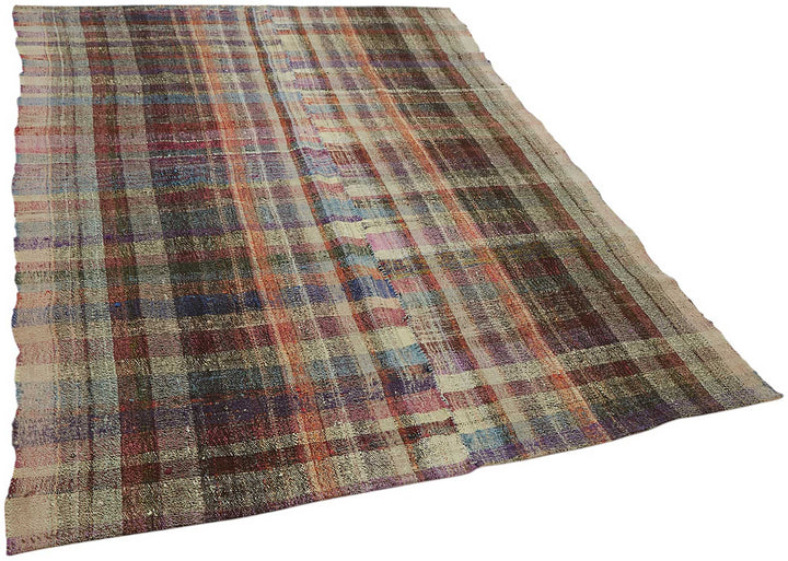 6x8 Vintage Chaput Kilim Rug - 47264