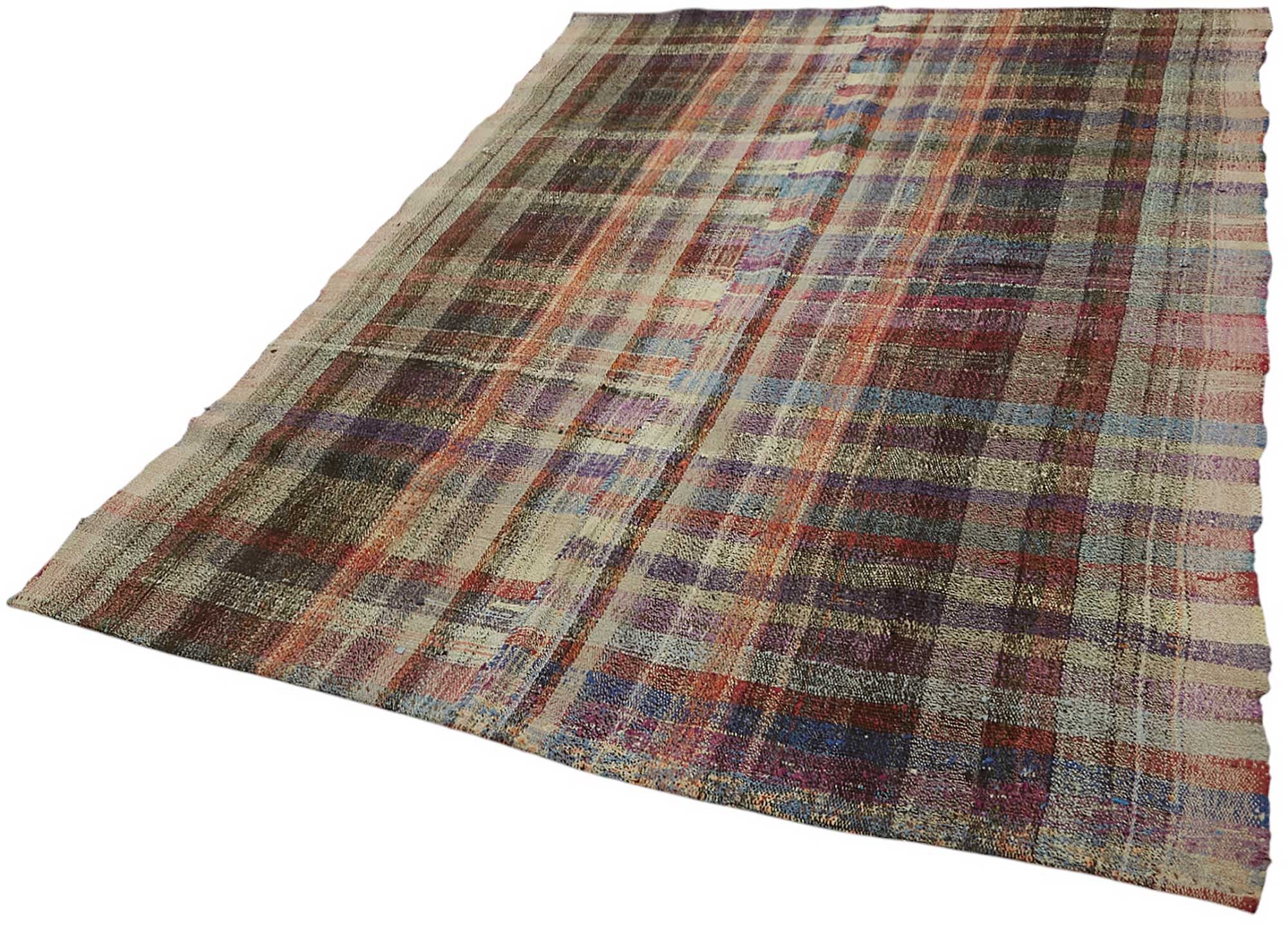 6x8 Vintage Chaput Kilim Rug - 47264