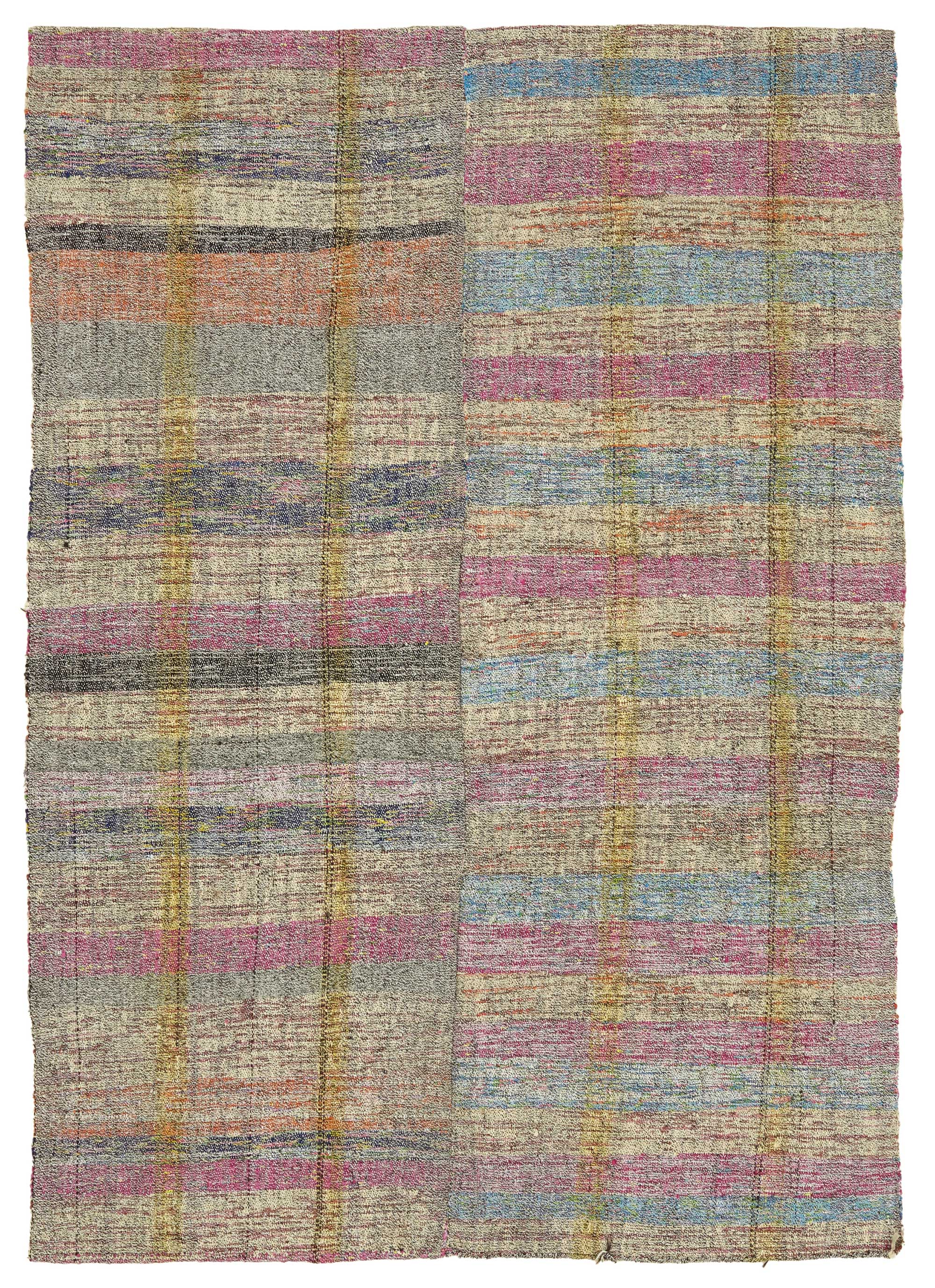 6x8 Vintage Chaput Kilim Rug - 47265