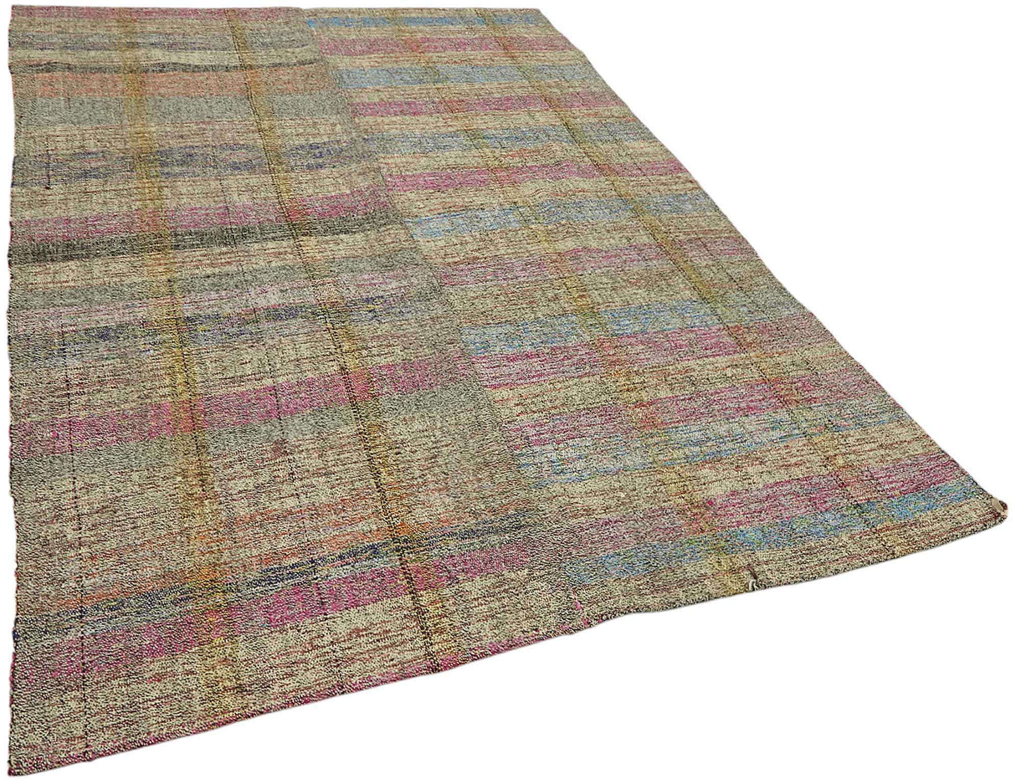 6x8 Vintage Chaput Kilim Rug - 47265