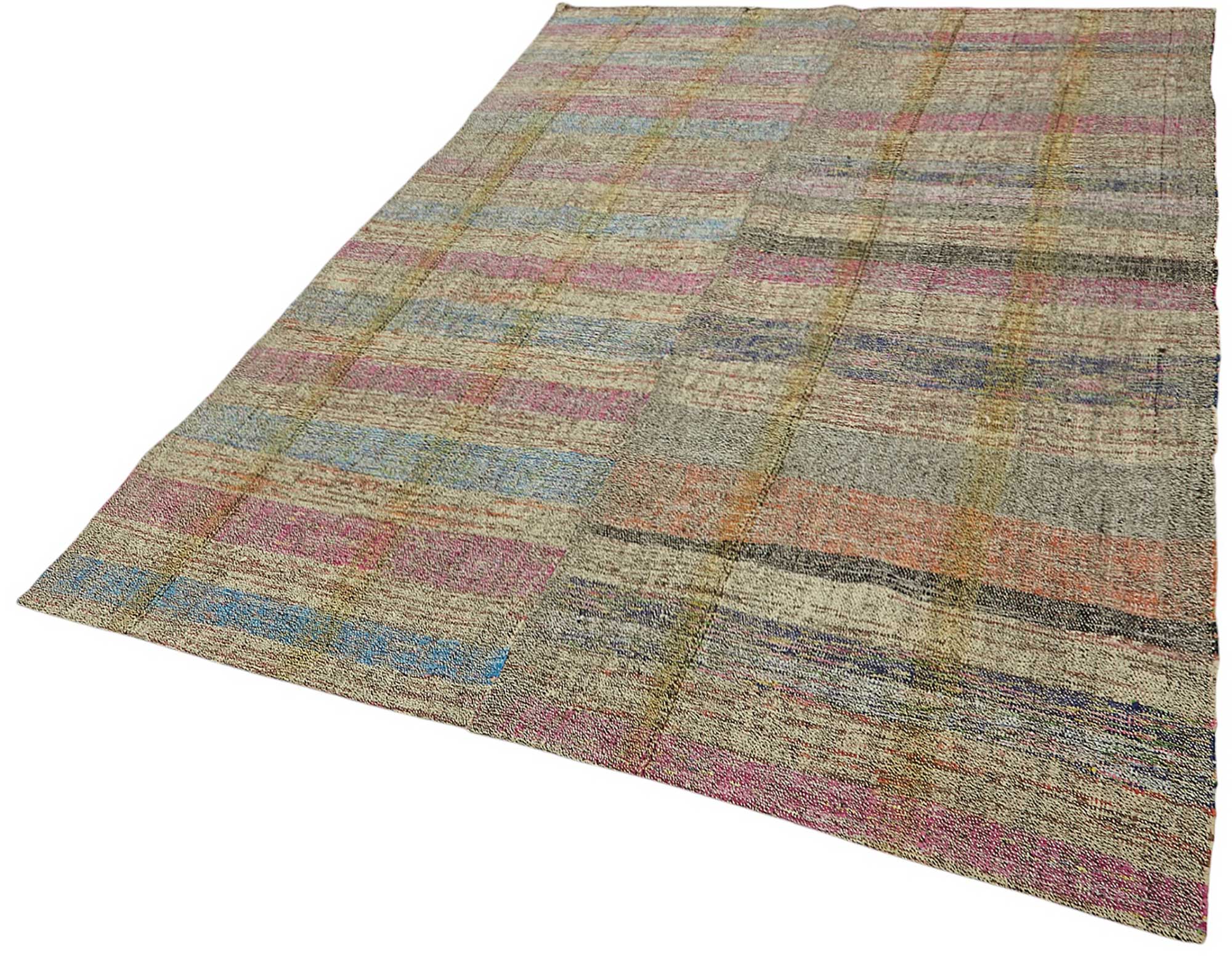 6x8 Vintage Chaput Kilim Rug - 47265
