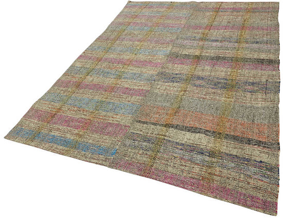 6x8 Vintage Chaput Kilim Rug - 47265