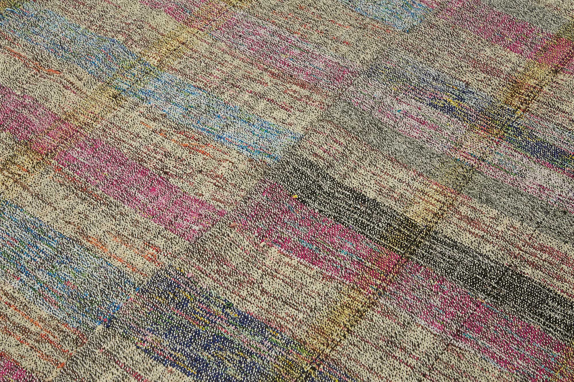 6x8 Vintage Chaput Kilim Rug - 47265