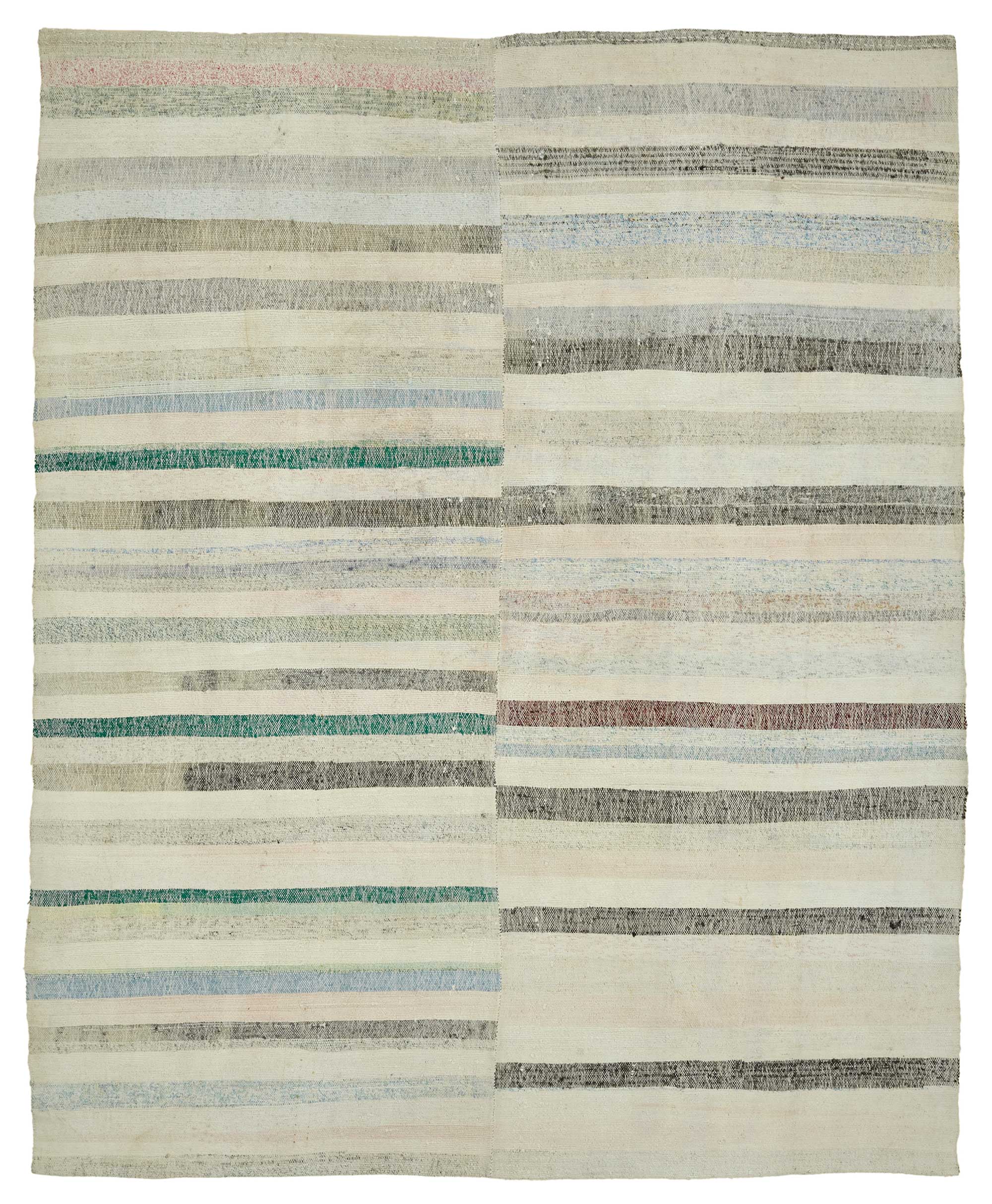 7x9 Vintage Chaput Kilim Rug - 47269