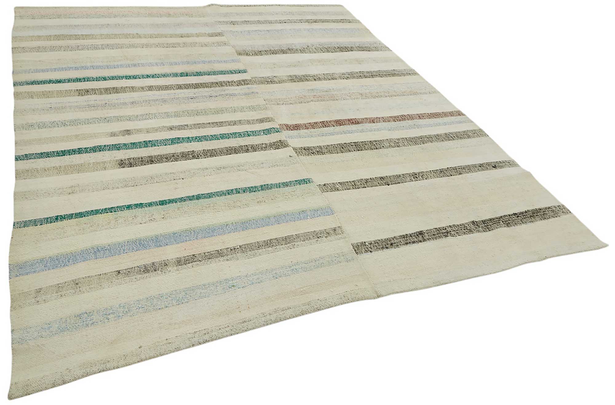 7x9 Vintage Chaput Kilim Rug - 47269
