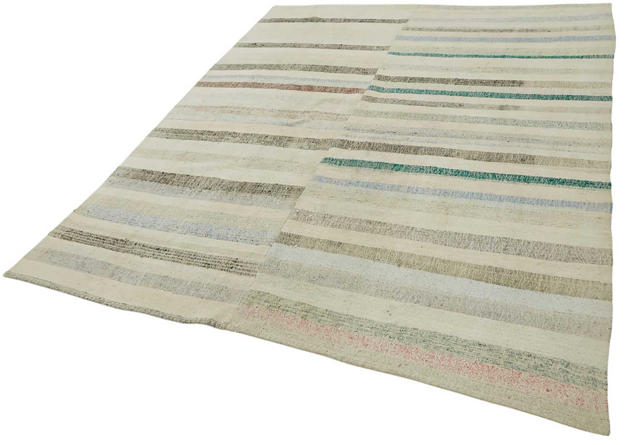 7x9 Vintage Chaput Kilim Rug - 47269