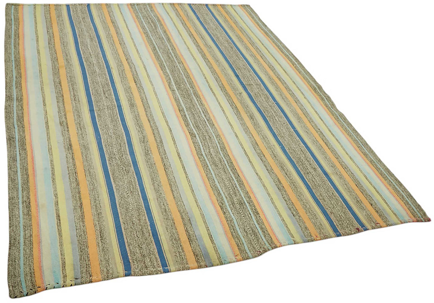 6x7 Vintage Chaput Kilim Rug - 47273