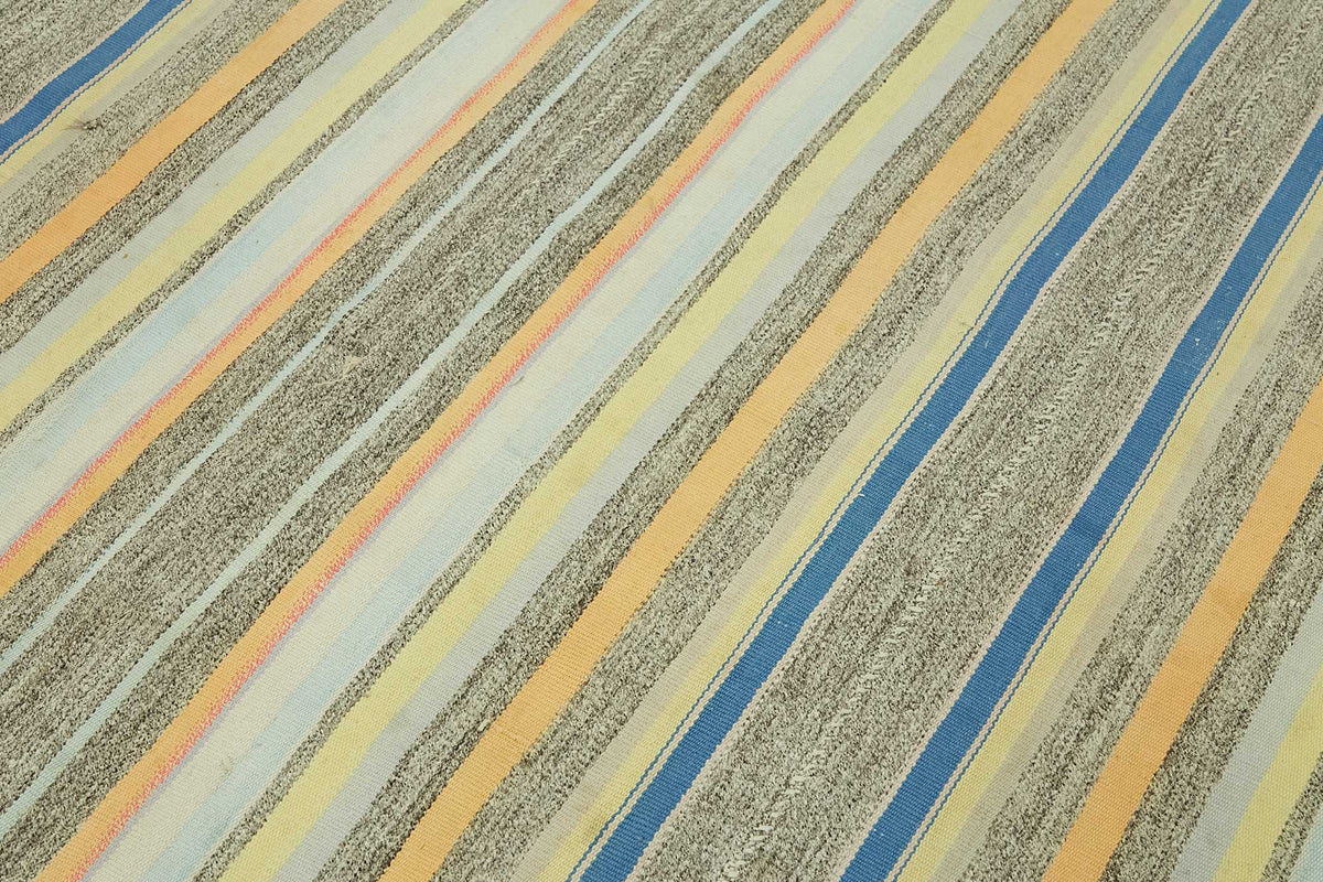 6x7 Vintage Chaput Kilim Rug - 47273