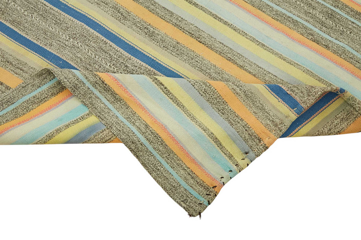 6x7 Vintage Chaput Kilim Rug - 47273