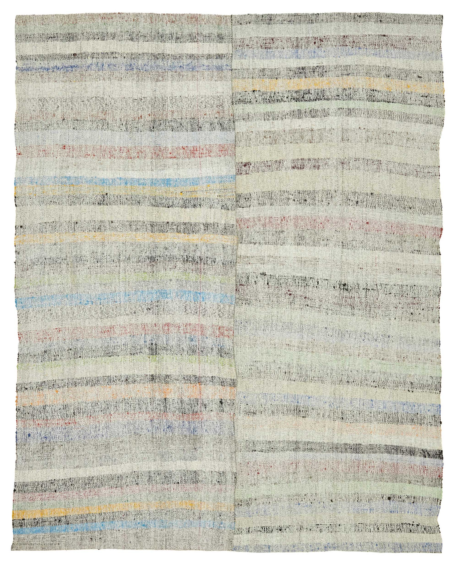 7x9 Vintage Chaput Kilim Rug - 47275
