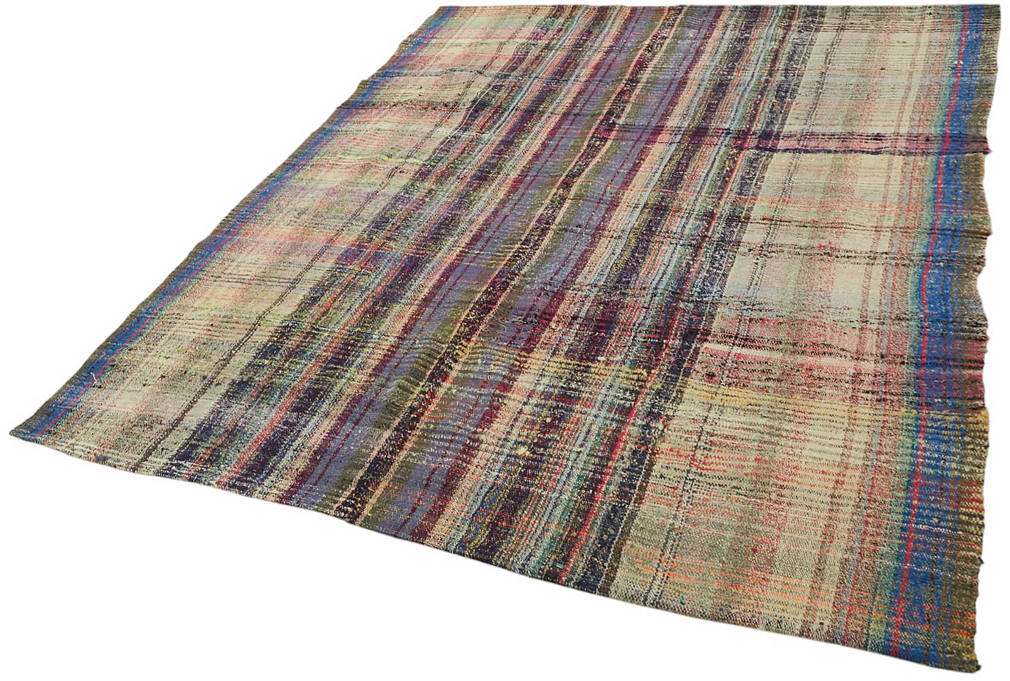 6x8 Vintage Chaput Kilim Rug - 47278