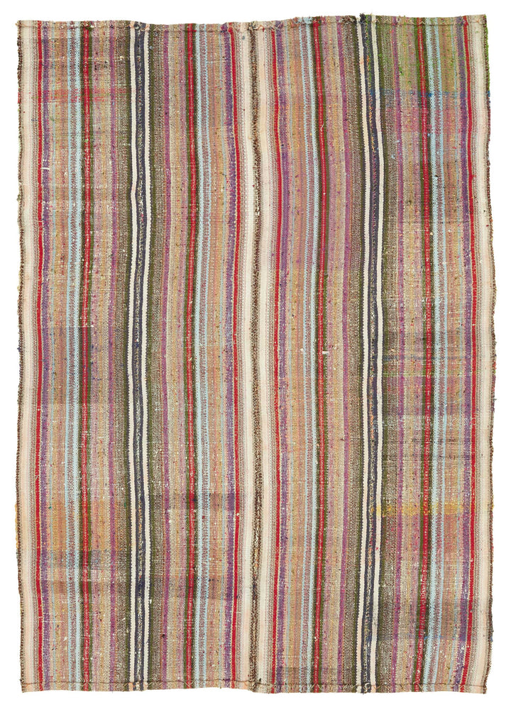 6x8 Vintage Chaput Kilim Rug - 47279
