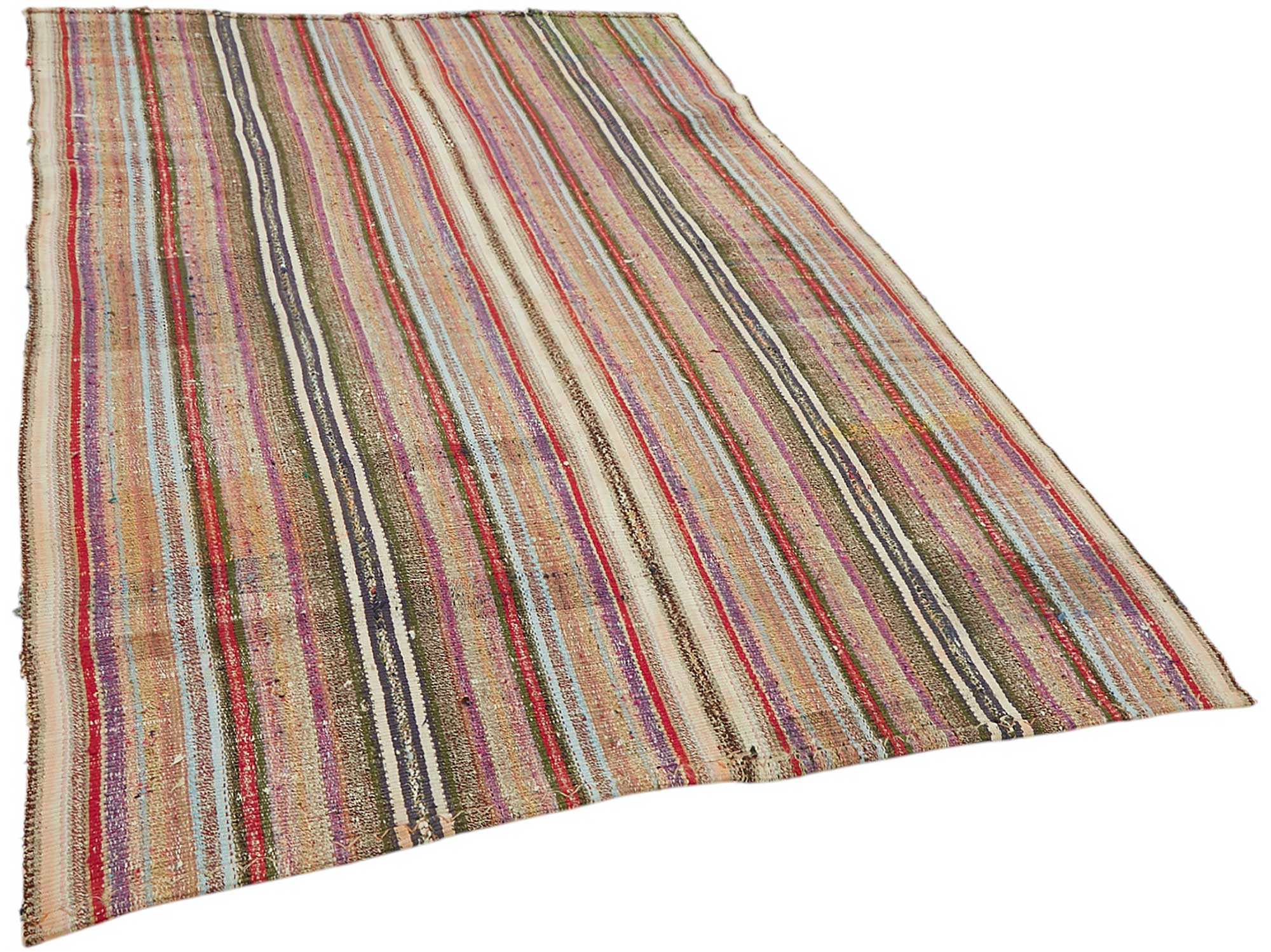 6x8 Vintage Chaput Kilim Rug - 47279