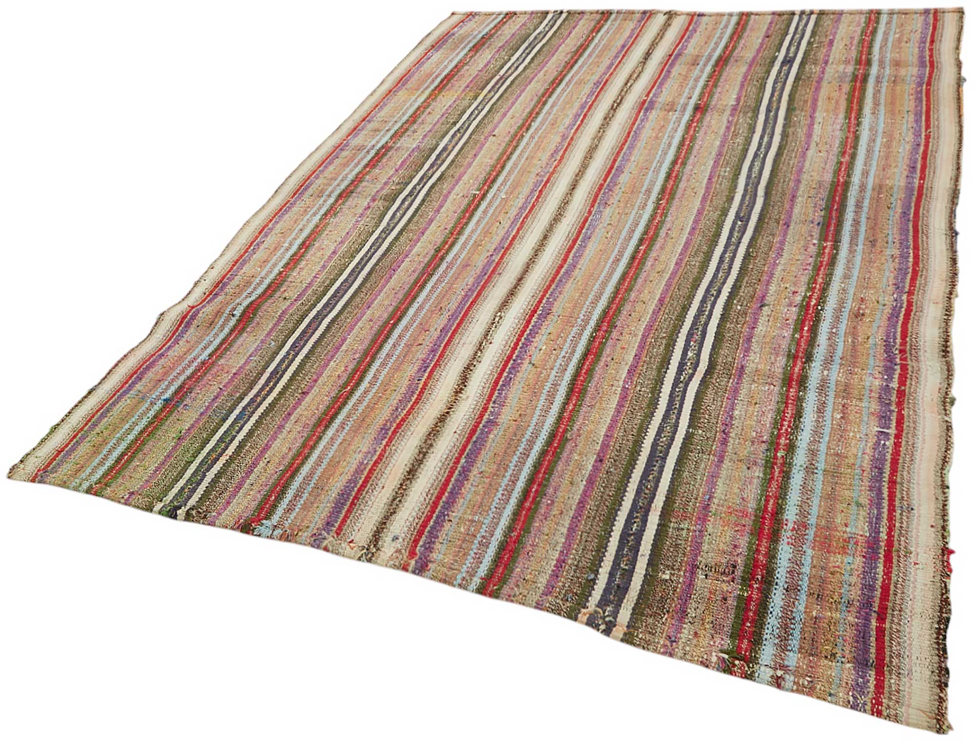 6x8 Vintage Chaput Kilim Rug - 47279