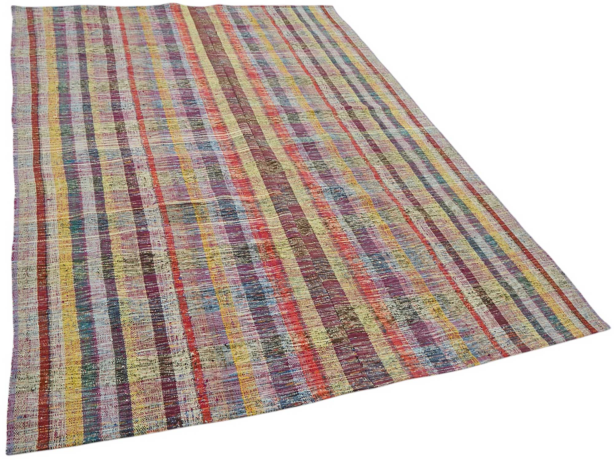 6x9 Vintage Chaput Kilim Rug - 47281