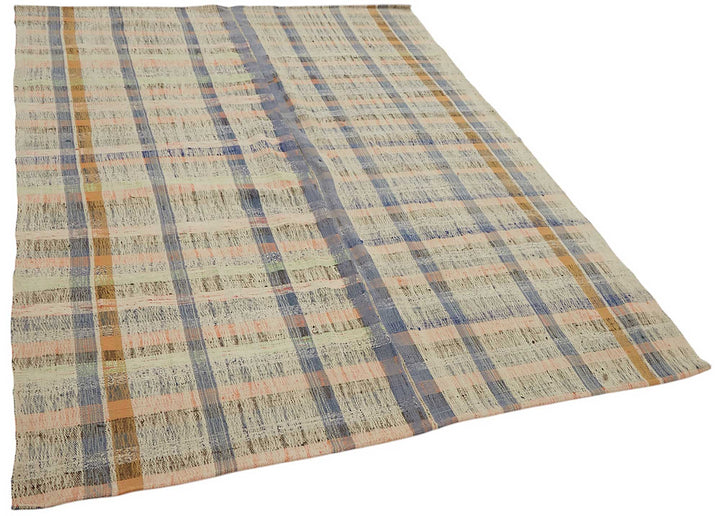6x8 Vintage Chaput Kilim Rug - 47283
