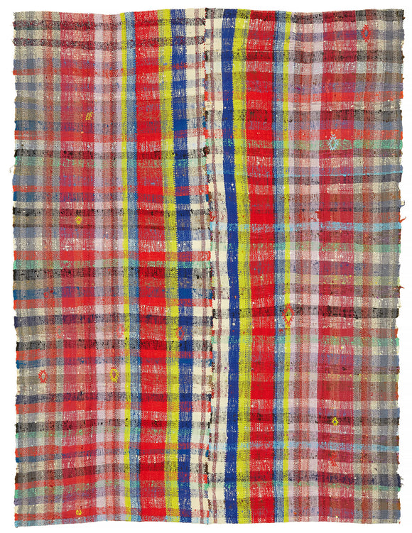 6x9 Vintage Chaput Kilim Rug - 47285