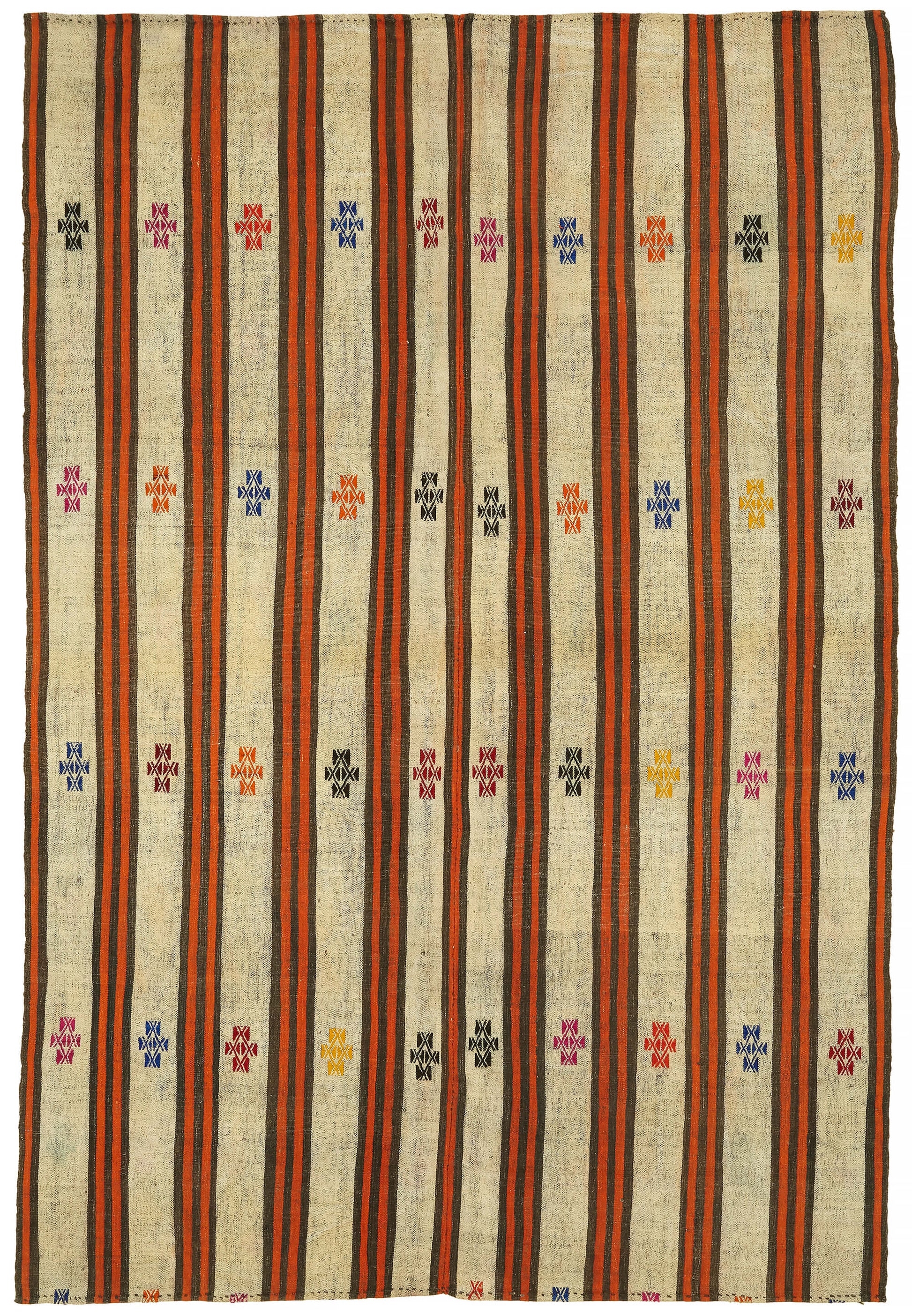 6x9 Vintage Chaput Kilim Rug - 47291