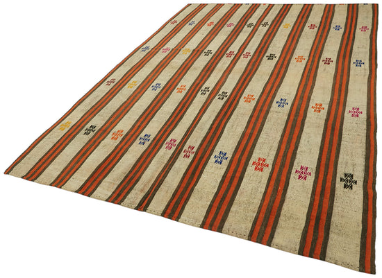 6x9 Vintage Chaput Kilim Rug - 47291