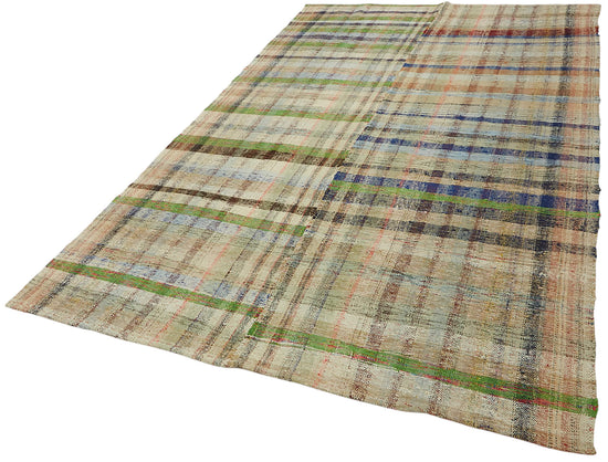 6x10 Vintage Chaput Kilim Rug - 47292