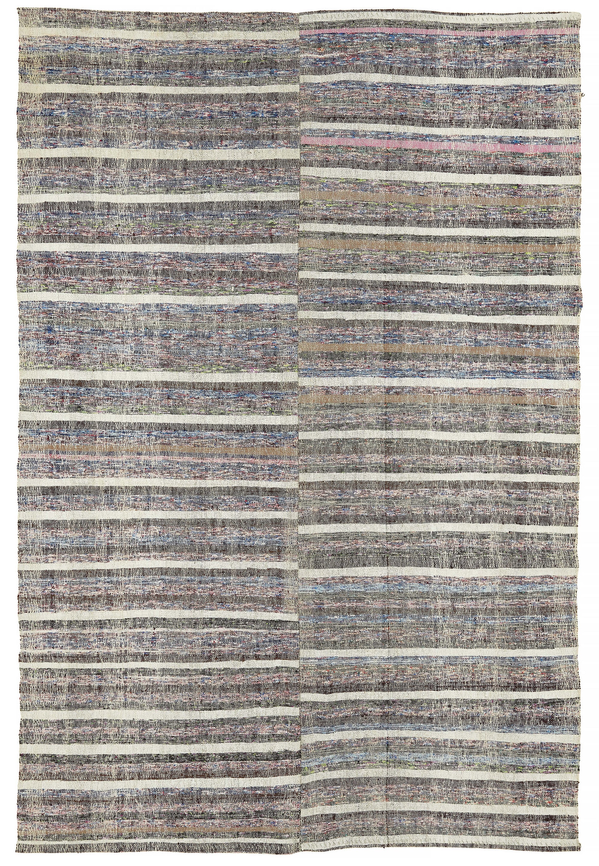 7x10 Vintage Chaput Kilim Rug - 47293