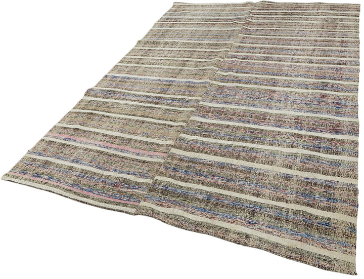 7x10 Vintage Chaput Kilim Rug - 47293