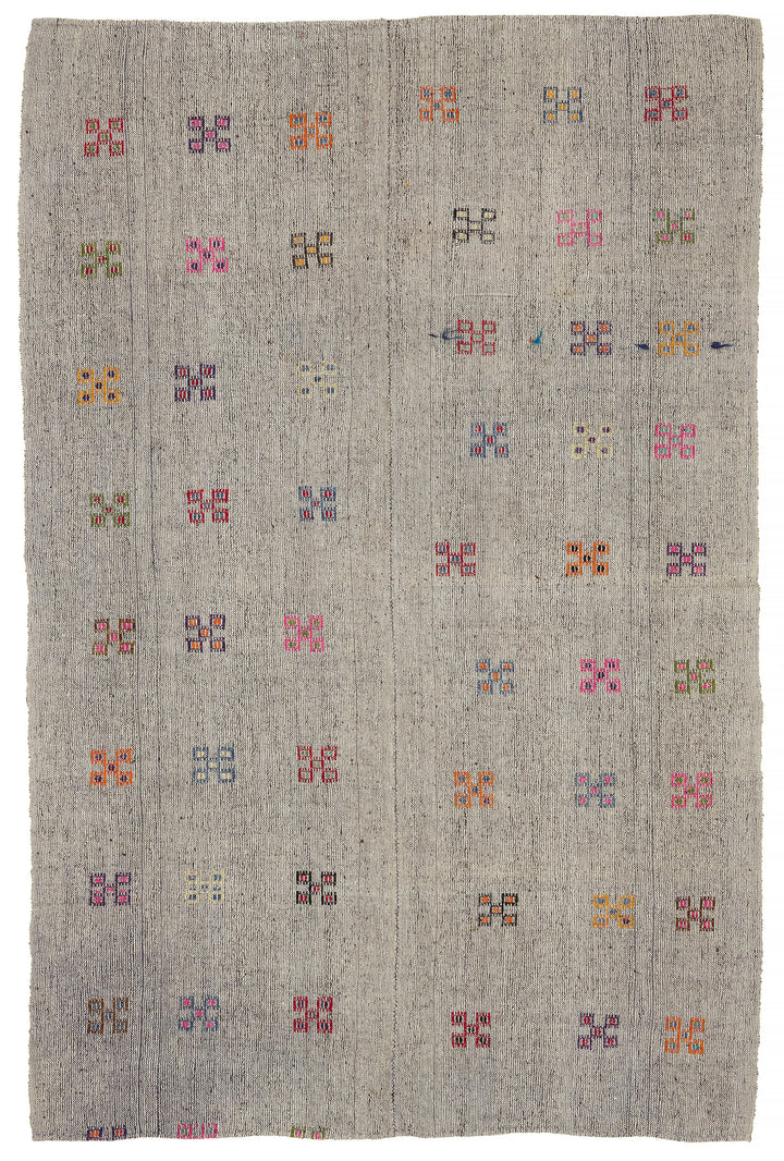 6x10 Vintage Chaput Kilim Rug - 47294