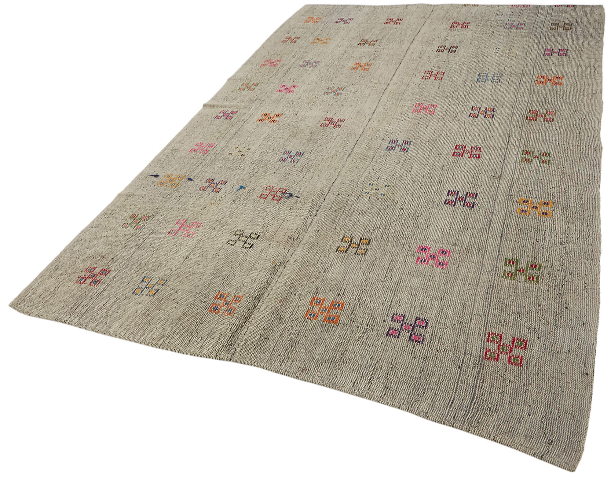 6x10 Vintage Chaput Kilim Rug - 47294
