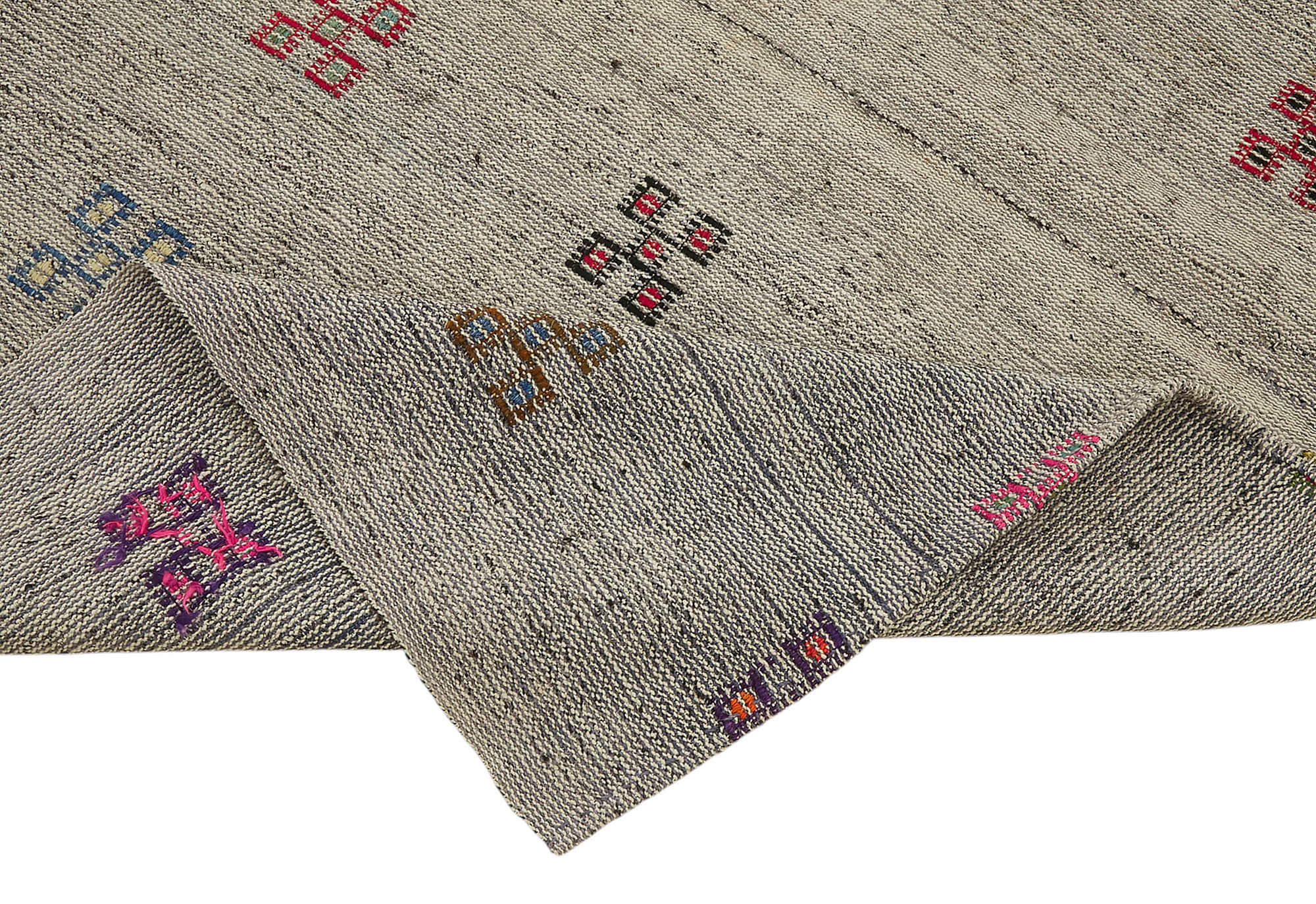 6x10 Vintage Chaput Kilim Rug - 47294